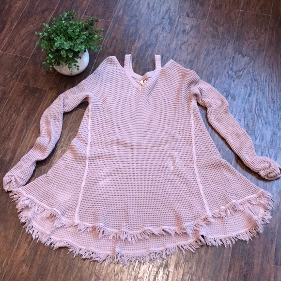 Wishlist Sweaters - 🌵“Moonshine V” Cold Shoulder Sweater Size S/M